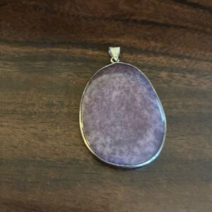 Elegant Purple jadeite Pendant Necklace